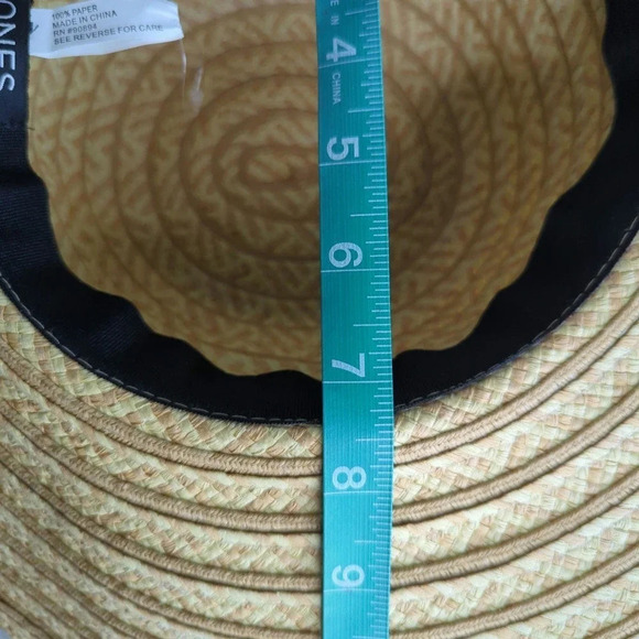 Jones New York Wide Brim Paper Sun Hat - Picture 6 of 7